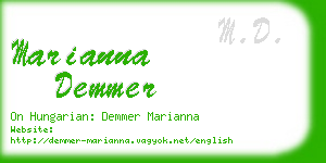 marianna demmer business card